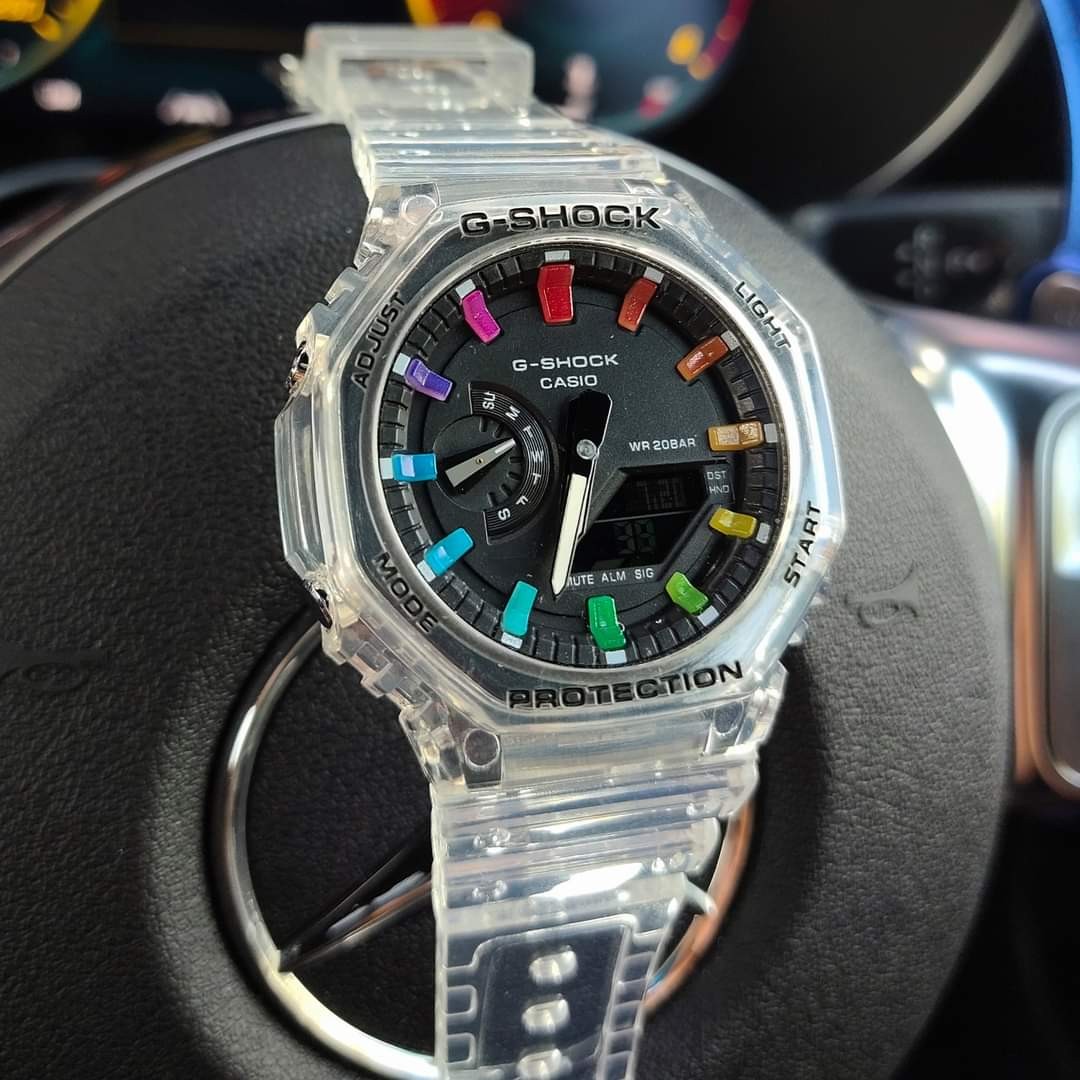 g shock skeleton rainbow