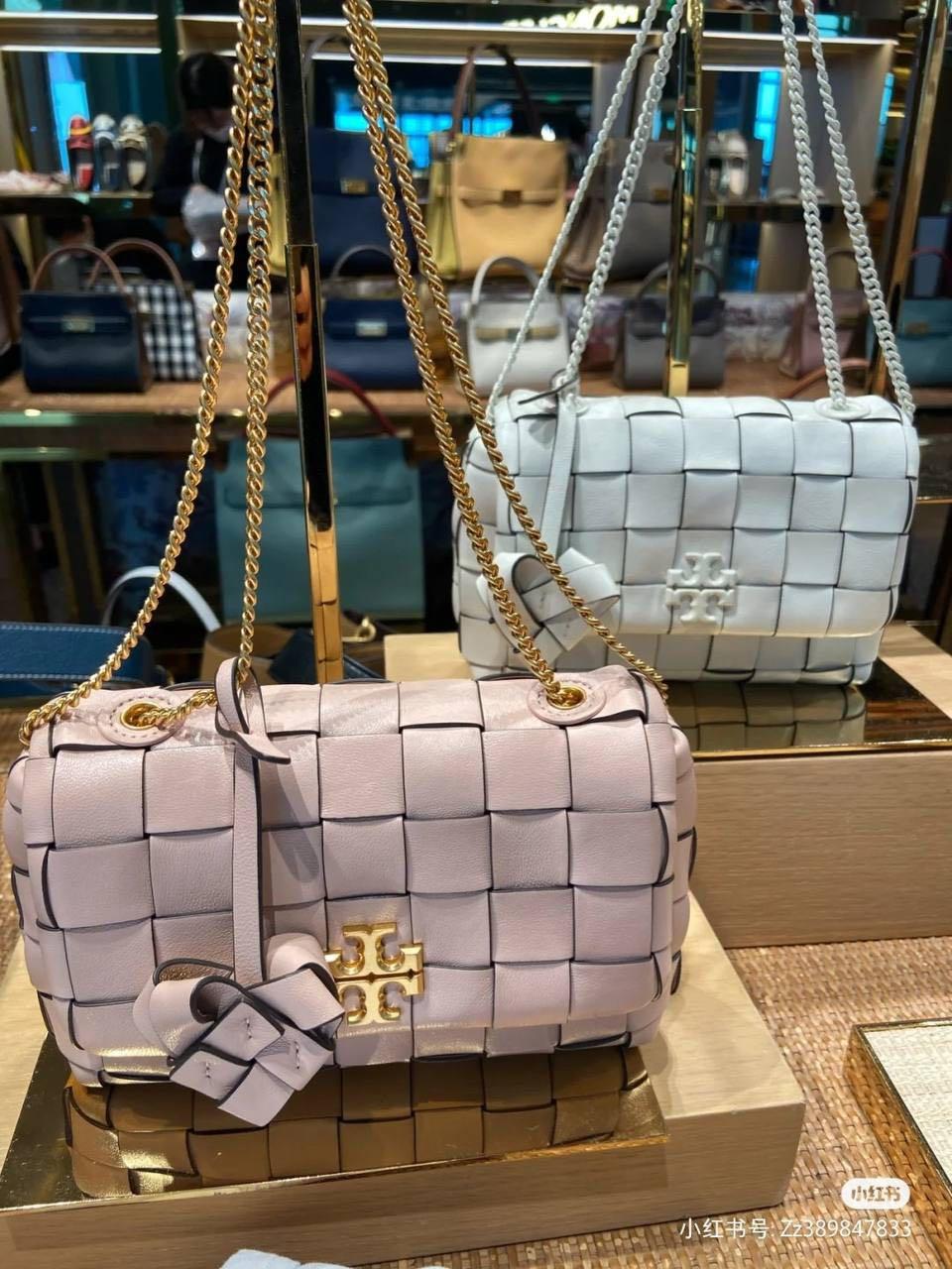 Tory Burch Kira Heart Woven Mini bag, Women's Fashion, Bags & Wallets,  Purses & Pouches on Carousell