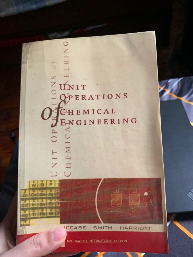 Mccabe And Smith Unit Operations 6th Edition Unit Operations of Chemical Engineering by Mccabe, Smith and Harriot
