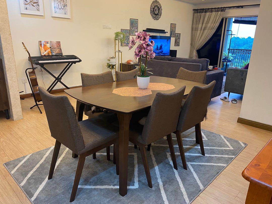 Used dining chairs set of 6 sales