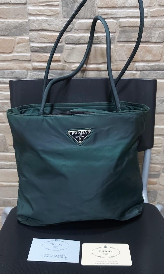 Vintage PRADA B7352 Tessuto city bag, Luxury, Bags & Wallets on Carousell