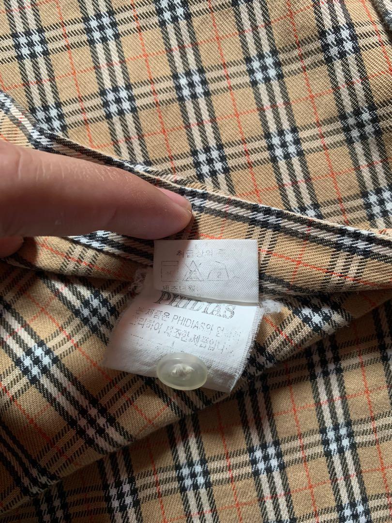 Burberry made on sale in korea