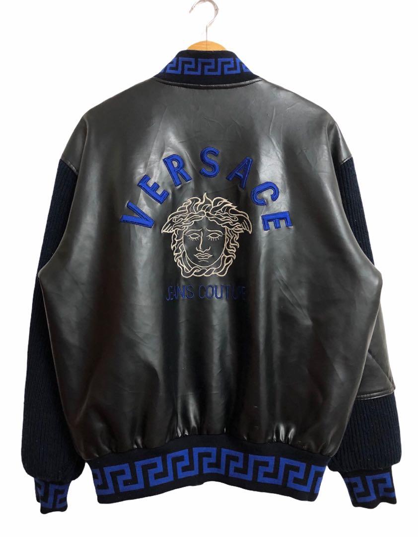 Vintage Versace Varsity Jacket, Men's 