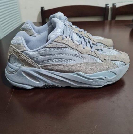 Yeezy 700 V2 Hospital Blue (Category: Sneakers) located in Manila. Submitted by preloveditemsadi (Listing ID 1108450060, Image 3). Description: Used No Box Pair bought from Sir Juju Size 8.5 Condition - 7/10 Rfs : too tight 4k only including shipping Pm for pics thanks .