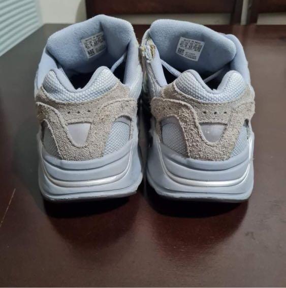 Yeezy 700 V2 Hospital Blue (Category: Sneakers) located in Manila. Submitted by preloveditemsadi (Listing ID 1108450060, Image 2). Description: Used No Box Pair bought from Sir Juju Size 8.5 Condition - 7/10 Rfs : too tight 4k only including shipping Pm for pics thanks .