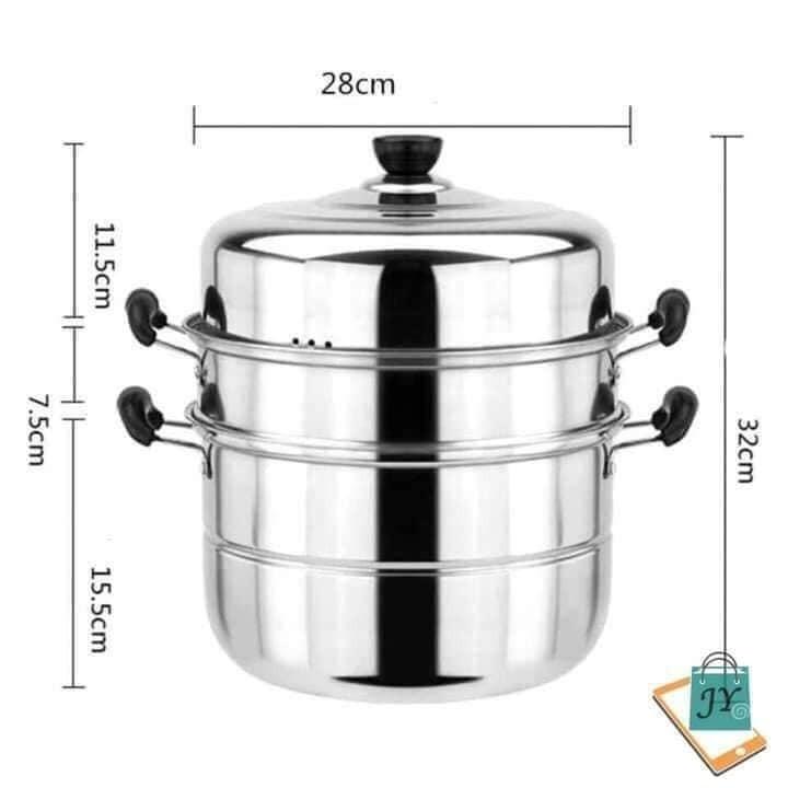 3 Layers Steamer Pot (Category: Bakeware) located in Manila. Submitted by affordshopz (Listing ID 1108543260, Image 2). Description: Quality Material: Stainless Steel kitchenware cooking pots SET 𝕄𝕠𝕣𝕖 𝕒𝕗𝕗𝕠𝕣𝕕𝕒𝕓𝕝𝕖 𝕒𝕟𝕕 𝕢𝕦𝕒𝕝𝕚𝕥𝕪 𝕚𝕥𝕖𝕞𝕤? 𝑽𝒊𝒔𝒊𝒕 𝒂𝒇𝒇𝒐𝒓𝒅𝒔𝒉𝒐𝒑𝒛 𝐍𝐎𝐖 𝑊𝒆 𝒐𝒇𝒇𝒆𝒓 𝑪𝑶𝑫 𝒂𝒏𝒅 1 𝒅𝒂𝒚 𝒅𝒆𝒍𝒊𝒗𝒆𝒓𝒚! 𝐶𝑜𝑛𝑡𝑎𝑐𝑡 𝑢𝑠: 09213129595 🇭 🇦 🇵 🇵 🇾 🇸 🇭 🇴 🇵 🇵 🇮 🇳 🇬 🇼 🇮 🇹 🇭 💚 🇦 🇫