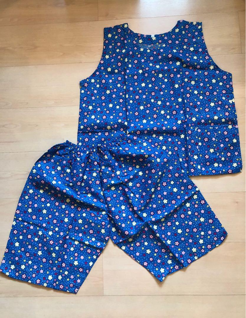 3XL Women’s Terno Sets (Category: Undergarments & Loungewear) located in Manila. Submitted by thenoveltyprojectph (Listing ID 1108623060, Image 2). Description: 3XL Terno Sets Php 300 + SF each All brand new Terno Sets Colors: - Blue Floral - Red Floral - Blue Circles ❌SOLD❌ - Grey Floral Terno Sets Measurements (2 Blue and 1 Red): • Chest 25 1/4 in (x2) • Length (top) 26 3/4 in • Length (shorts) 23 3/4 in - garterized *all terno sets with 2 fron