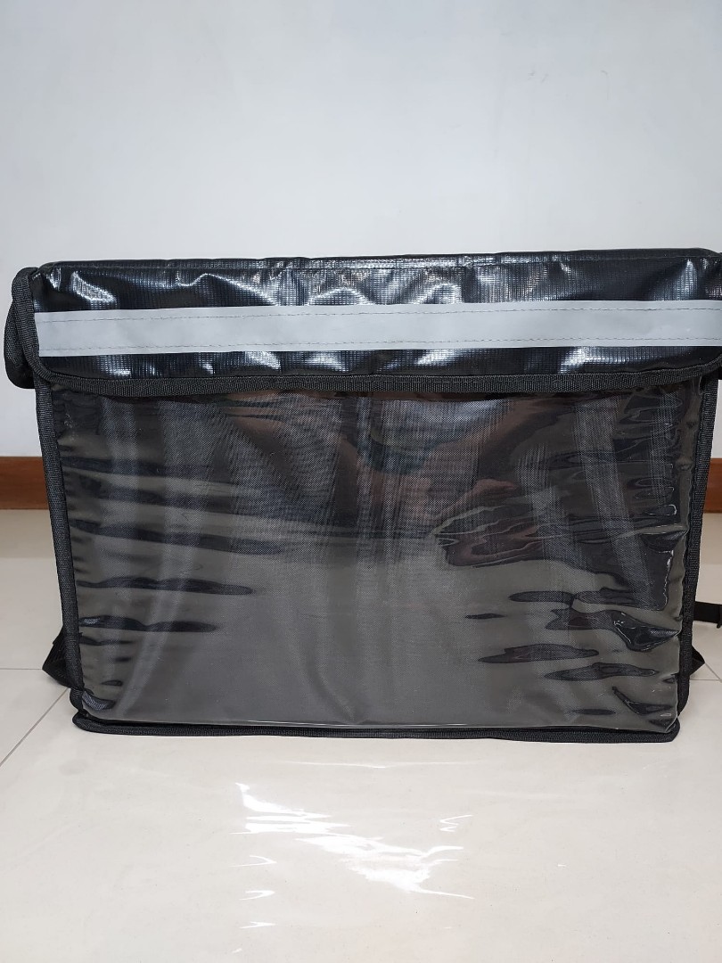 62L velcro food delivery bag + rack, Everything Else on Carousell