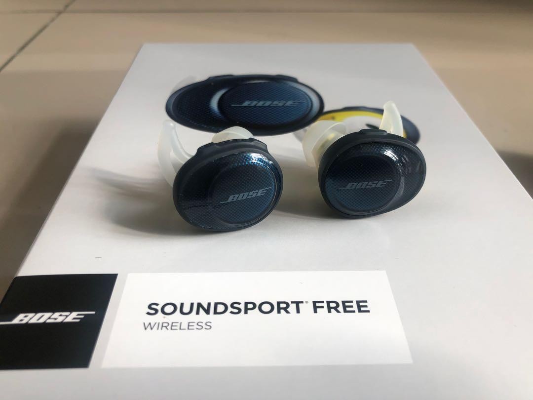 95%New> Bose SoundSport Free wireless headphones, 音響器材, 頭戴式