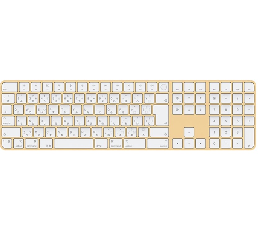 精妙鍵盤配備Touch ID 及數字鍵盤// Apple Magic Keyboard with Touch