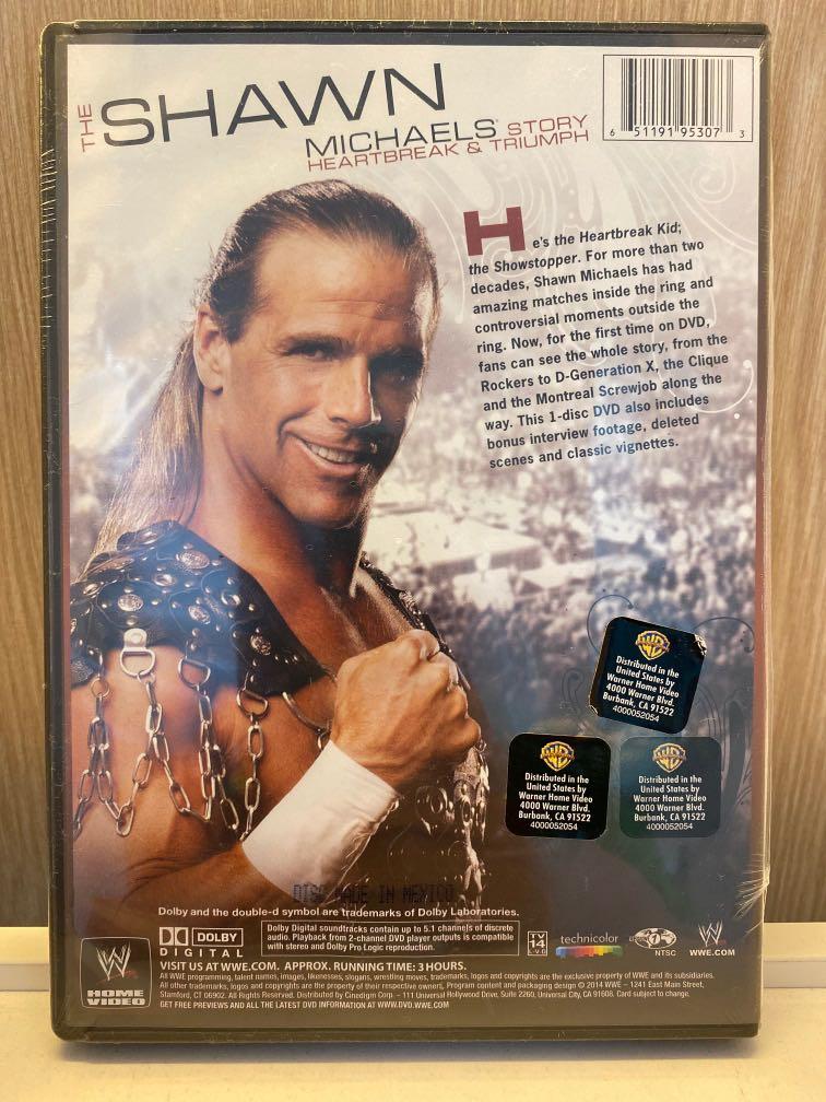 📀 WWE WWF Shawn Michaels HBK Heartbreak & Triumph DVD US Import