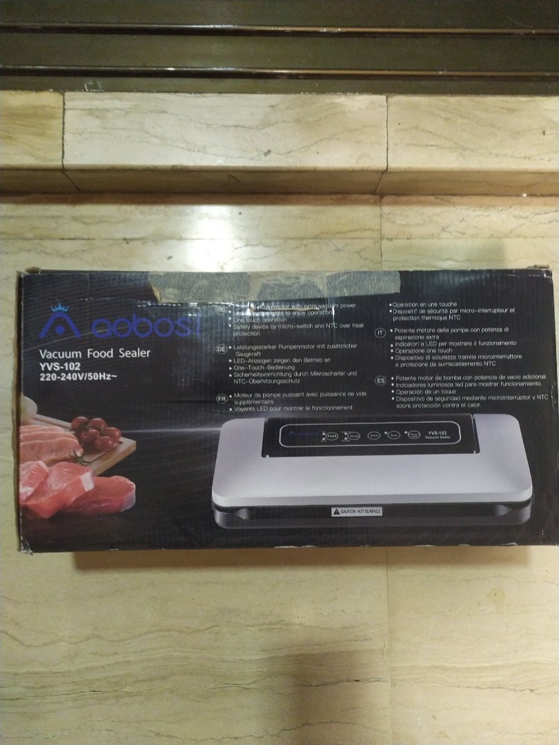 AOBOSI Vacuum Food Sealer, Furniture & Home Living, Kitchenware & Tableware, Food Organisation