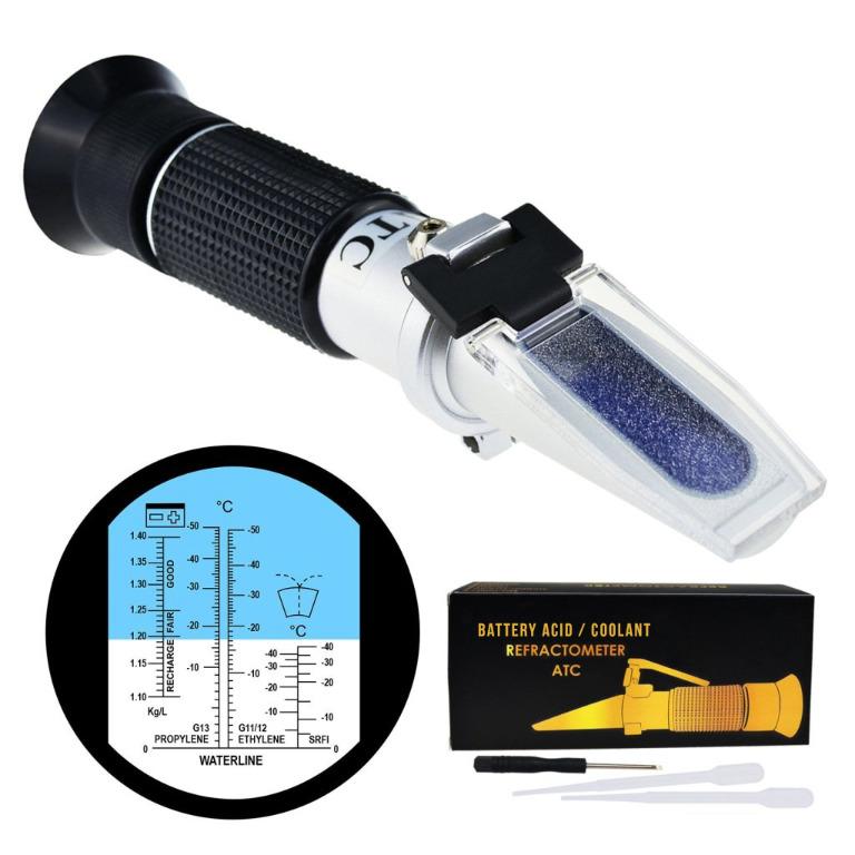 ATC Auto Glycol Refractometer Antifreeze Fluid Engine Coolant Tester fit for car