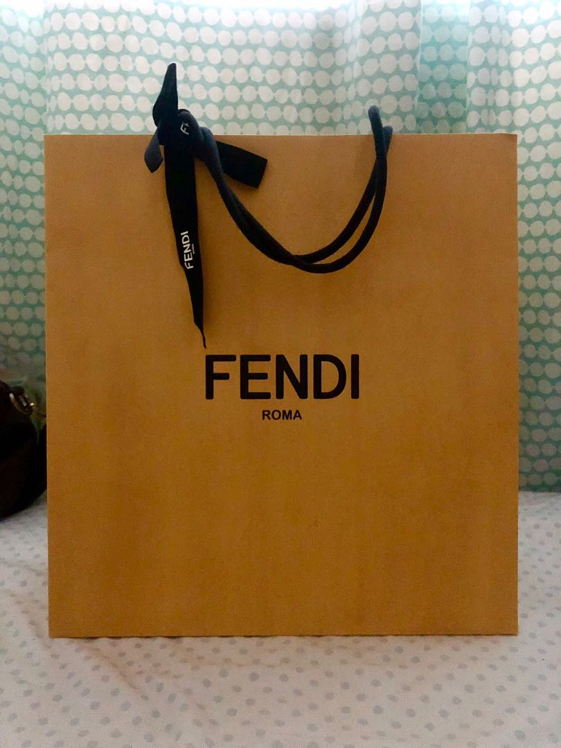 paper bag fendi