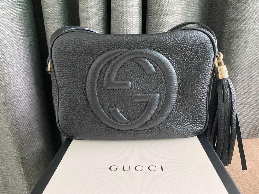 Gucci soho deals camera bag black
