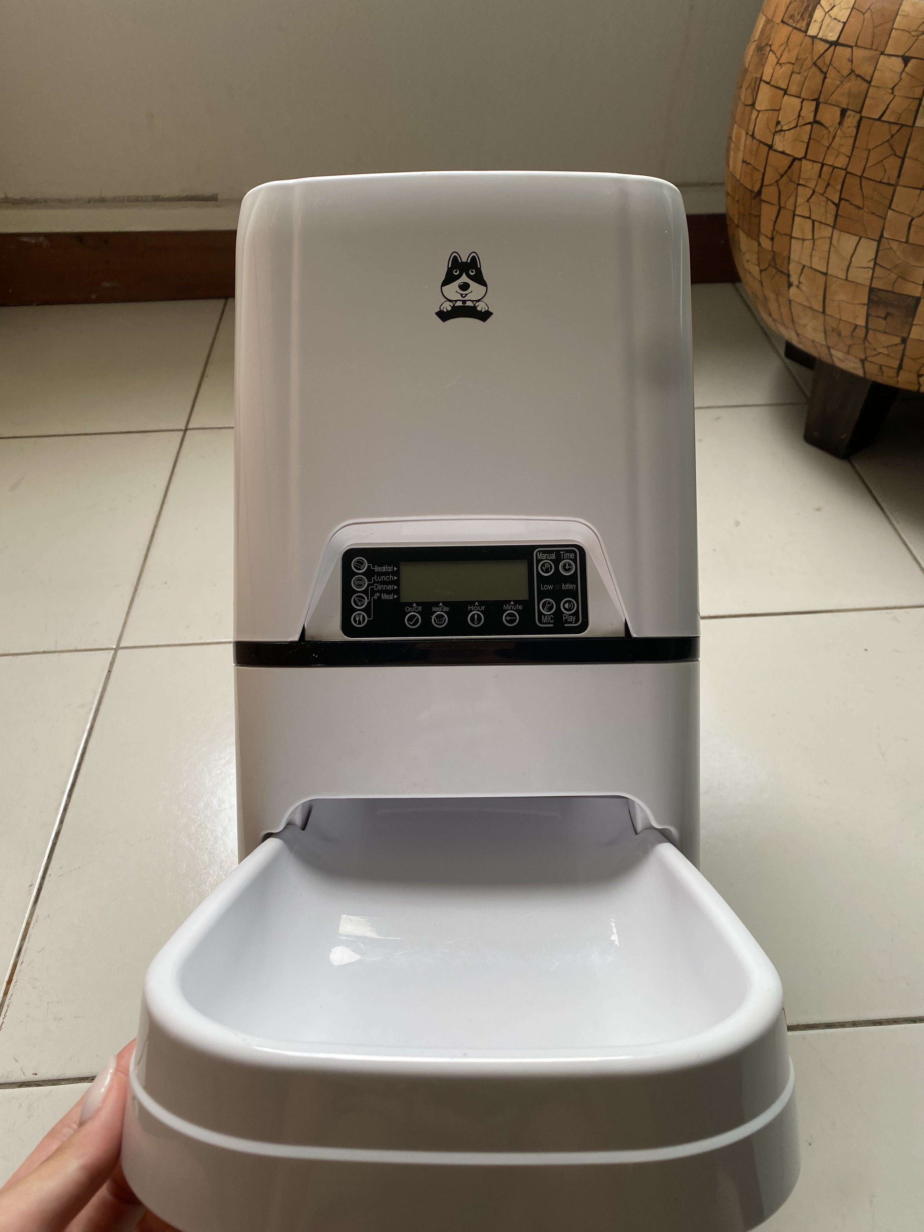 Automatic Kibble Dispenser Cat Dog Feeder, Pet Supplies, Homes & Other Pet Accessories on Carousell