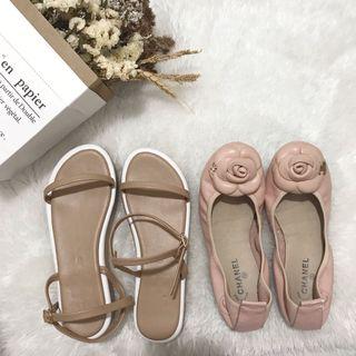 Bundle Chanel dollshoes and tutum sandals