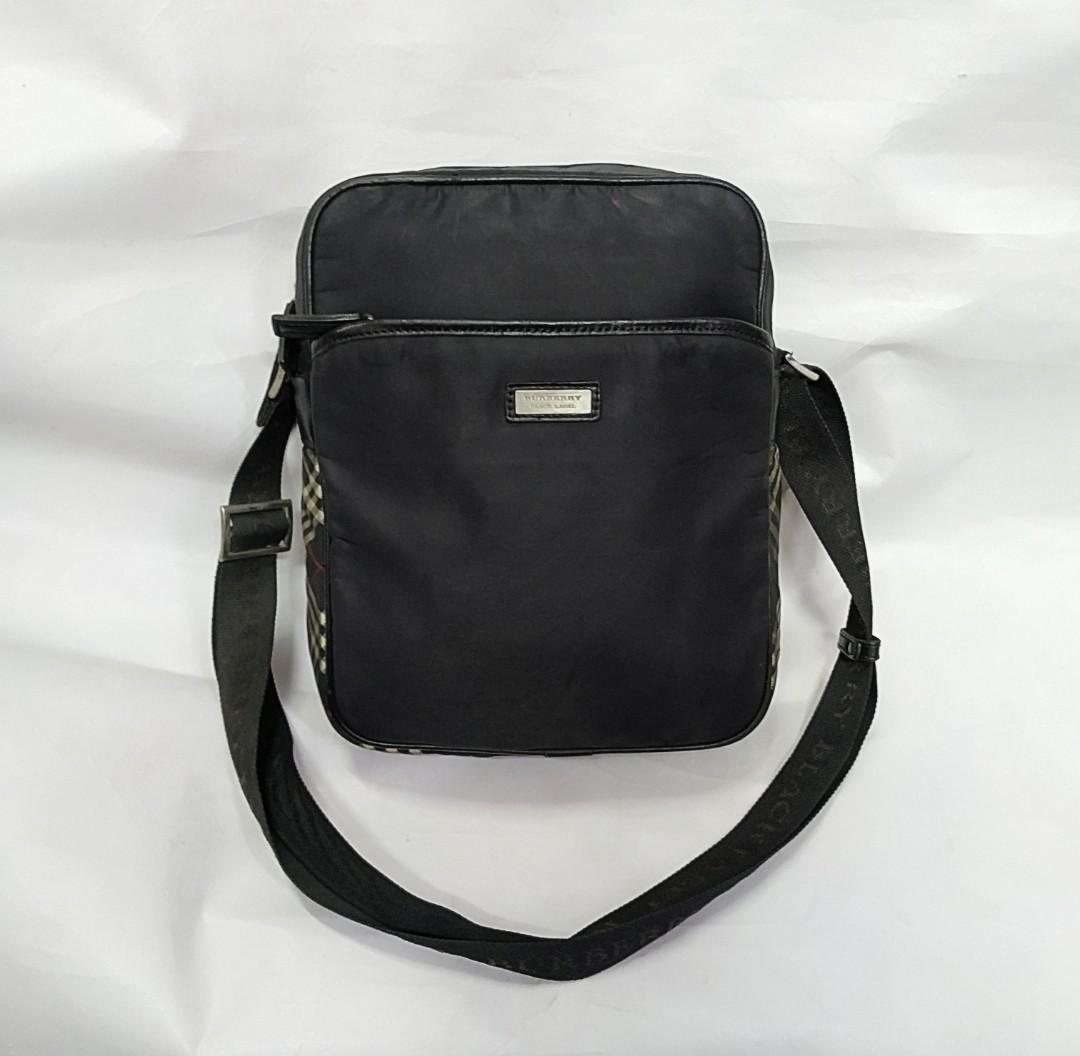 Burberry Burberry Black Label Check Crossbody Bag, Men's Fashion, Bags,  Sling Bags on Carousell