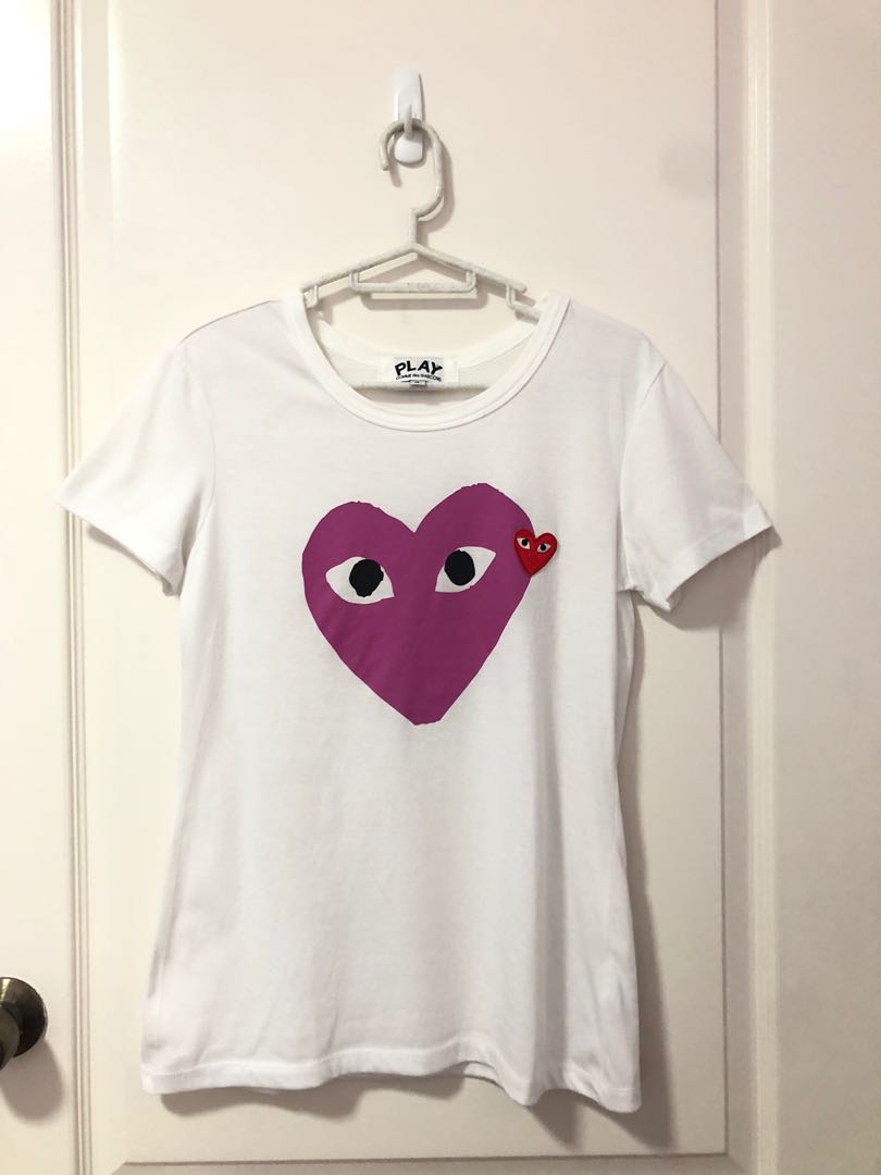 cdg pink heart