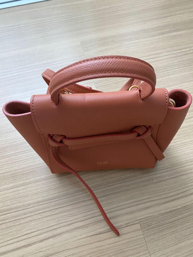 PICO BELT BAG IN GRAINED CALFSKIN - LYCHEE