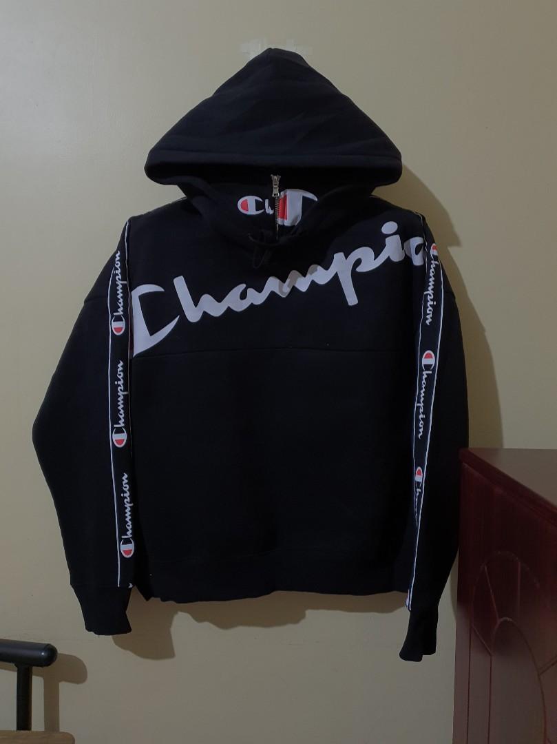 Champion spell out hoodie discount