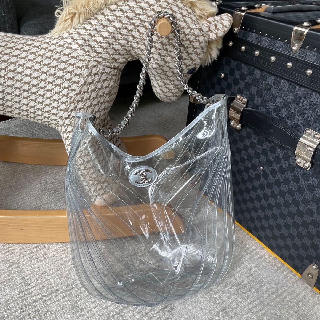 Chanel PVC Droplet Hobo, Chanel Handbags