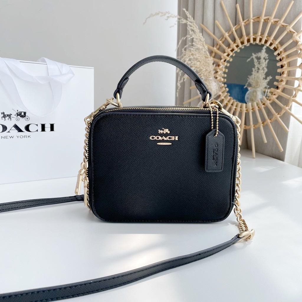 Coach Box Crossbody Bag, Women's Fashion, Bags Wallets, Shoulder