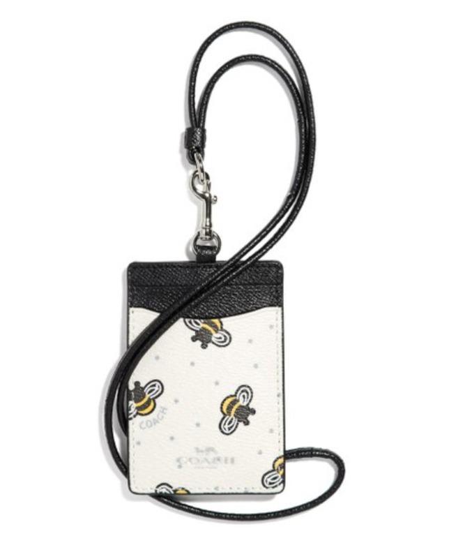 Coach ID Lanyards Bee 🐝🐝 Design Premium Limited Edition Collection ID  Work Card Lanyard work card ( With full set box RM 130 ) ( Without box RM  110 ), Women's Fashion,