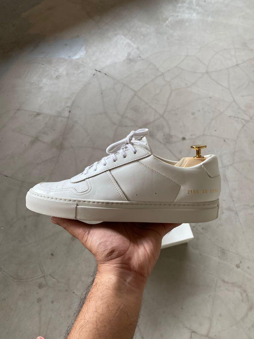 Common Projects Bball Low in Leather White Men s Fashion