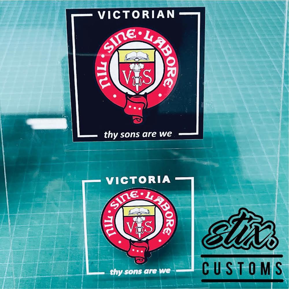 Custom Static Cling Car Decal Pasted Underneath Windscreen, Car ...