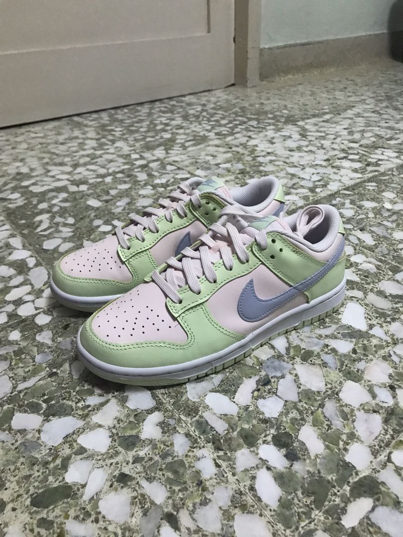 dunk low lime green