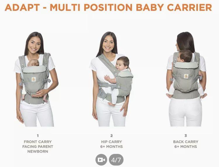 oplichter Een effectief koepel Ergobaby adapt carrier / baby carrier, Babies & Kids, Going Out, Carriers &  Slings on Carousell