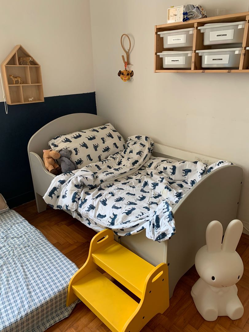 Extendable toddler bed Ikea Trogen discontinued Furniture