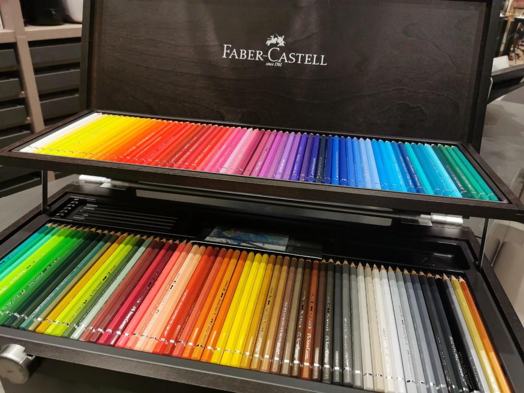 het winkelcentrum Worden Ijver Faber Castell 120 Colour Wooden Box Limited Edition, 興趣及遊戲, 手作＆自家設計, 文具-  Carousell