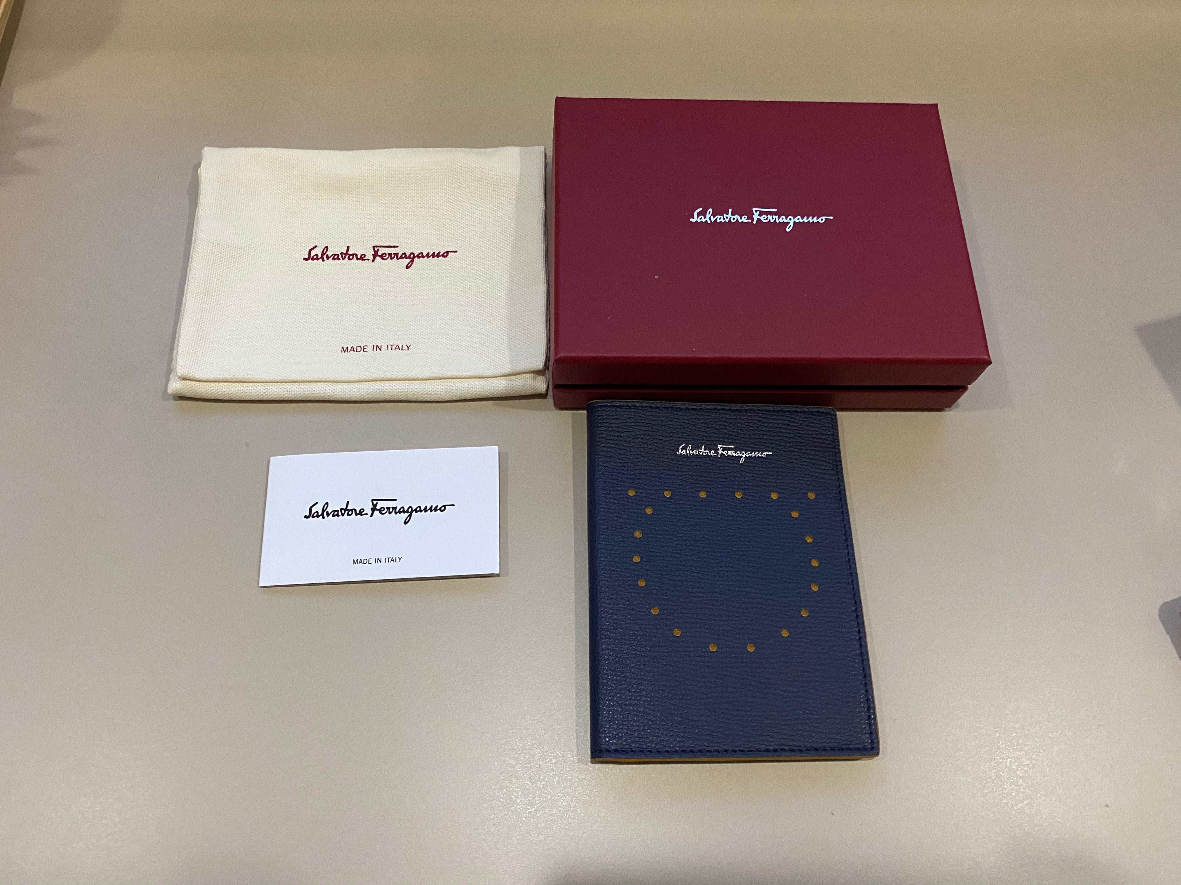ferragamo passport holder
