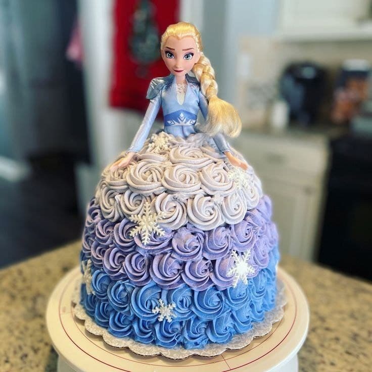 Kek barbie frozen outlet