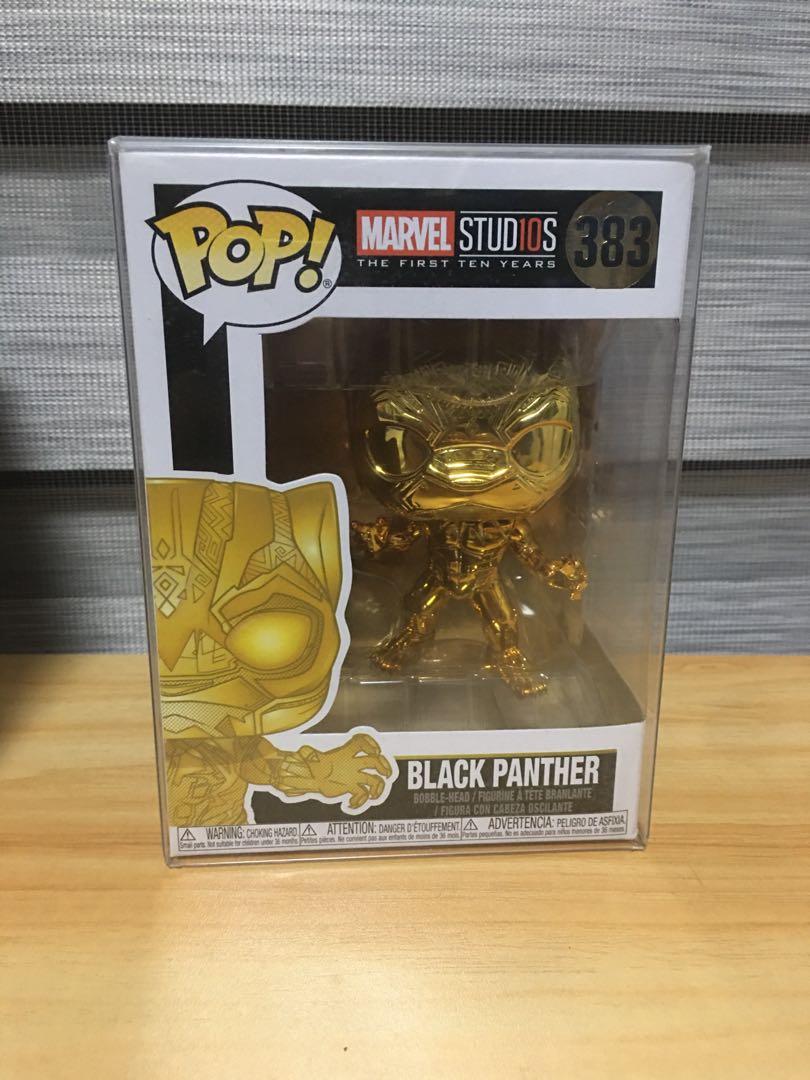 Black panther gold funko pop best sale