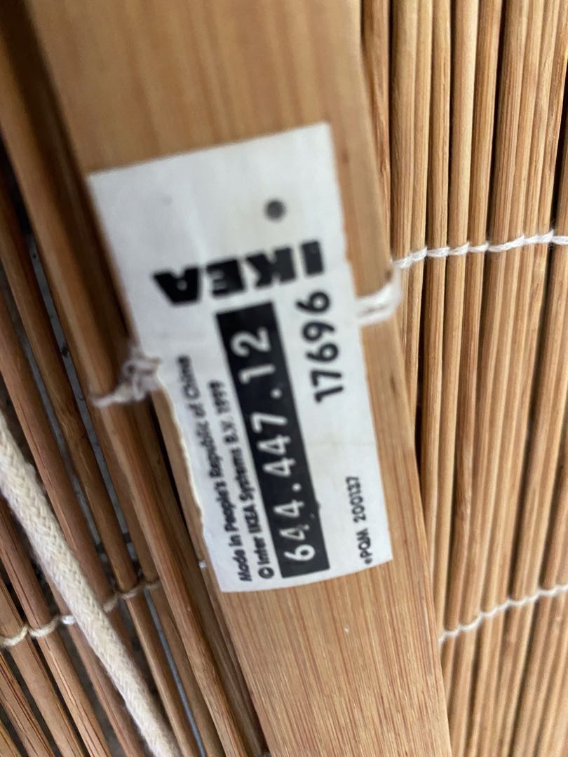 Ikea Bamboo Blinds Furniture Home Living Home Decor Curtains