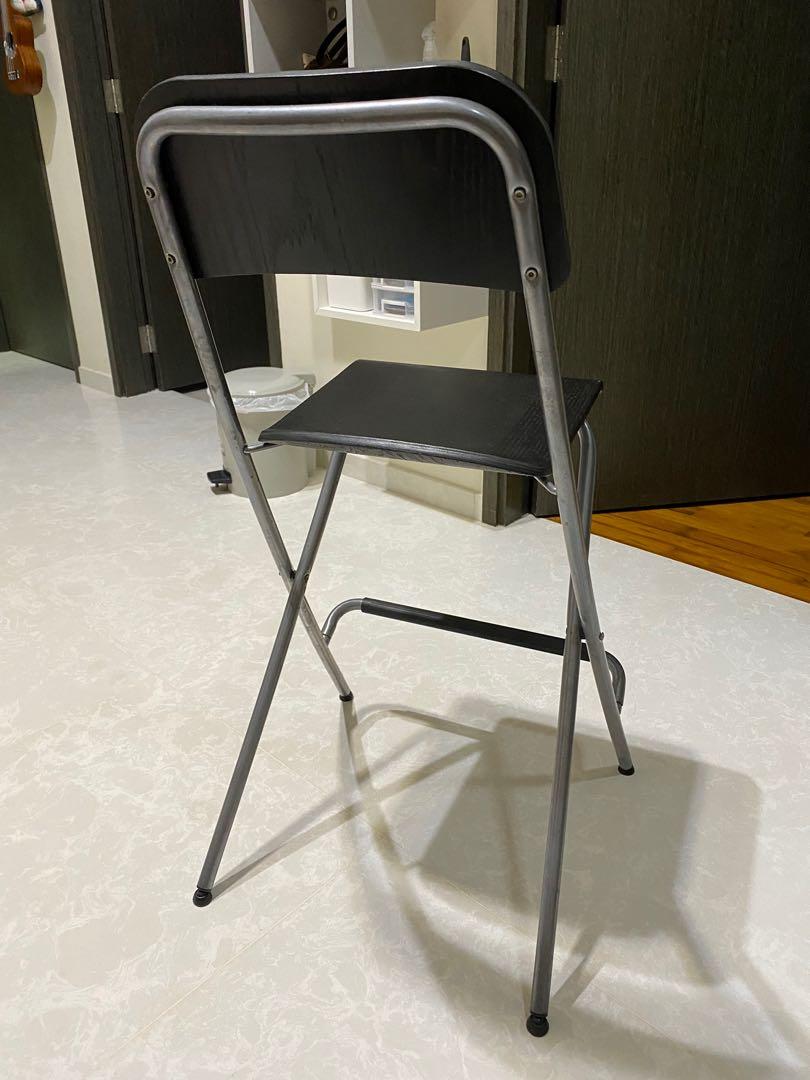 Ikea Franklin foldable barstool, Furniture & Home Living, Furniture