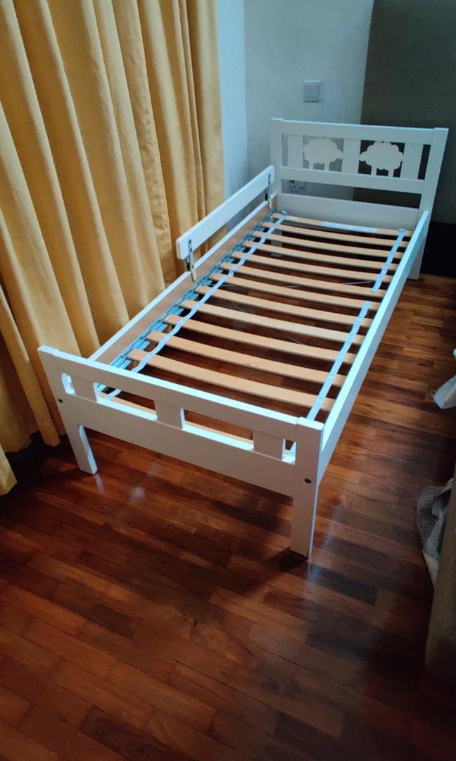 IKEA KRITTER Bed Frame with slatted bed base, Babies & Kids, Baby
