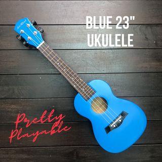 INSTOCK! Blue Colour 23" Inch Concert Ukulele Brand New Uke Ukelele