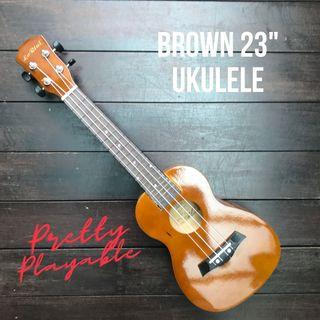 INSTOCK! Coffee Brown Colour 23" Inch Concert Ukulele Brand New Uke Ukelele