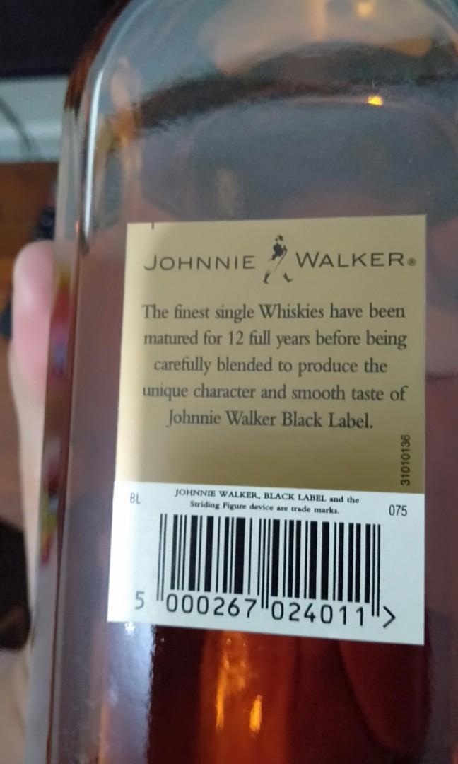 Johnnie Walker_ Black Label, Makanan & Minuman, Minuman Tidak ...