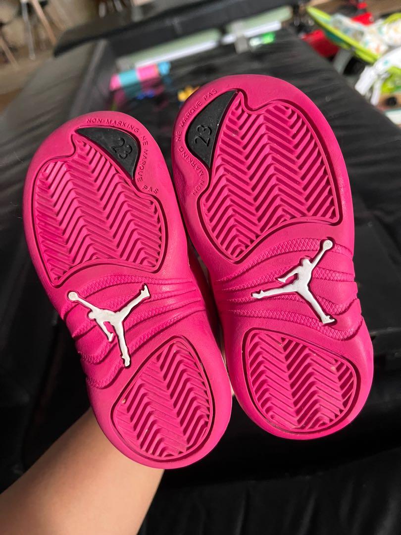 infant jordan 12 pink