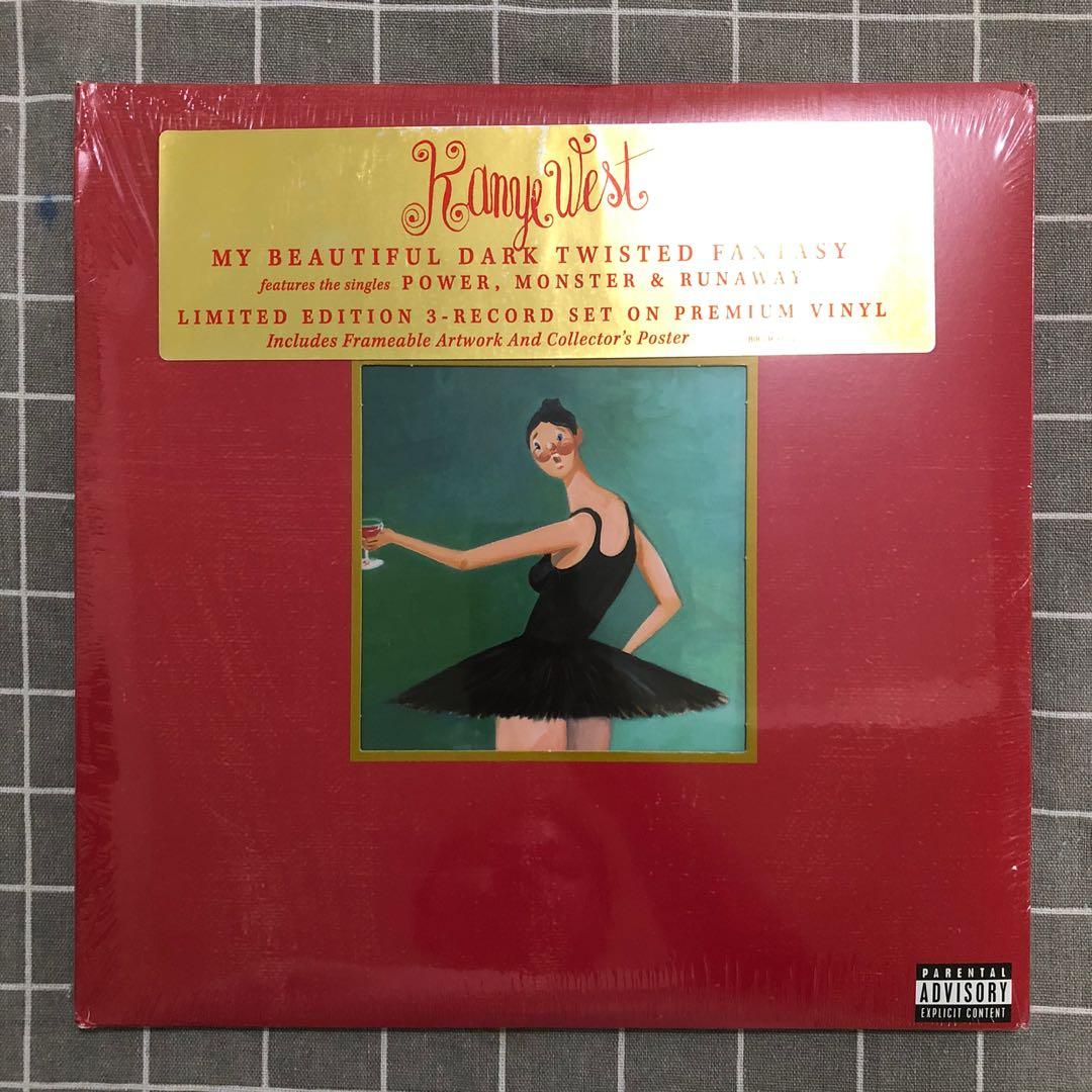 KANYE WEST 'My Beautiful Dark Twisted Fantasy' Vinyl 3LP
