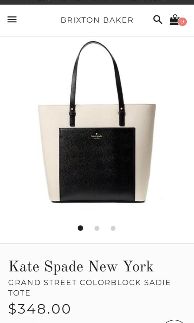 Kate spade new york grand street sadie leather tote best sale