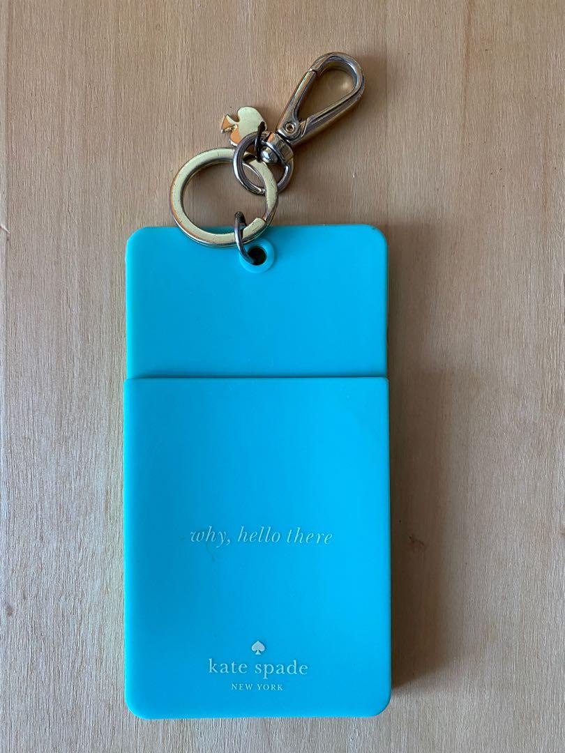 Authentic Kate Spade Silicone card holder keychain, Women's Fashion, Bags &  Wallets, Wallets & Card Holders on Carousell