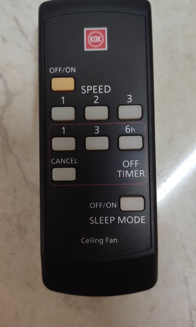 KDK ceiling fan 4 blades K14X8, TV & Home Appliances, Electrical