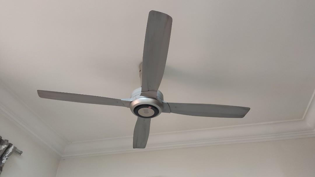 KDK ceiling fan 4 blades K14X8, TV & Home Appliances, Electrical
