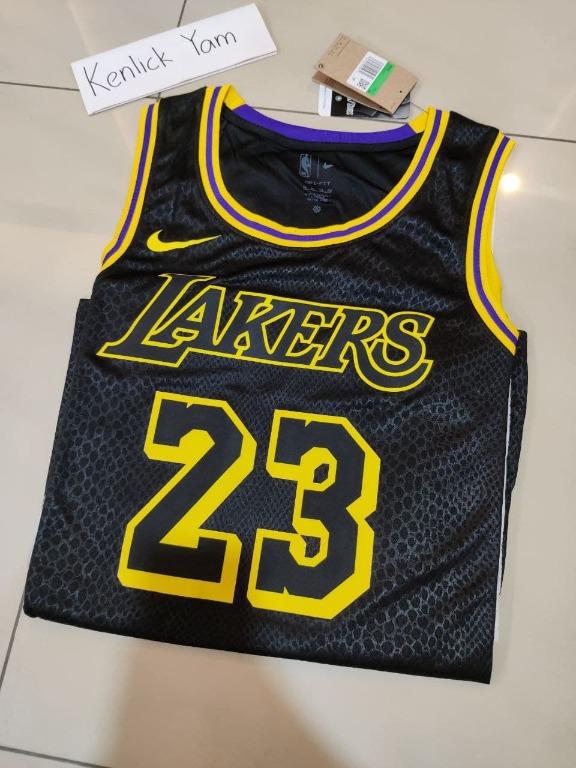Lebron James Black Mamba Lakers Jersey, Men's Fashion, Activewear on  Carousell